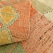 5x7 Brown & Red Turkish Vintage Kilim Rug 148x223Cm SK 35162