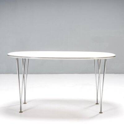 Piet heim and bruno mathsson superellipse table for fritz hansen in 180 cm