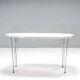 Piet heim and bruno mathsson superellipse table for fritz hansen in 180 cm