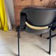 Black back chairs by G. Piretti & E. Ambas, Italy, 1980s