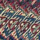 Pair of blue & green silk and wool kilims handmade persian rugs