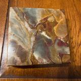 Marble glass ashtray