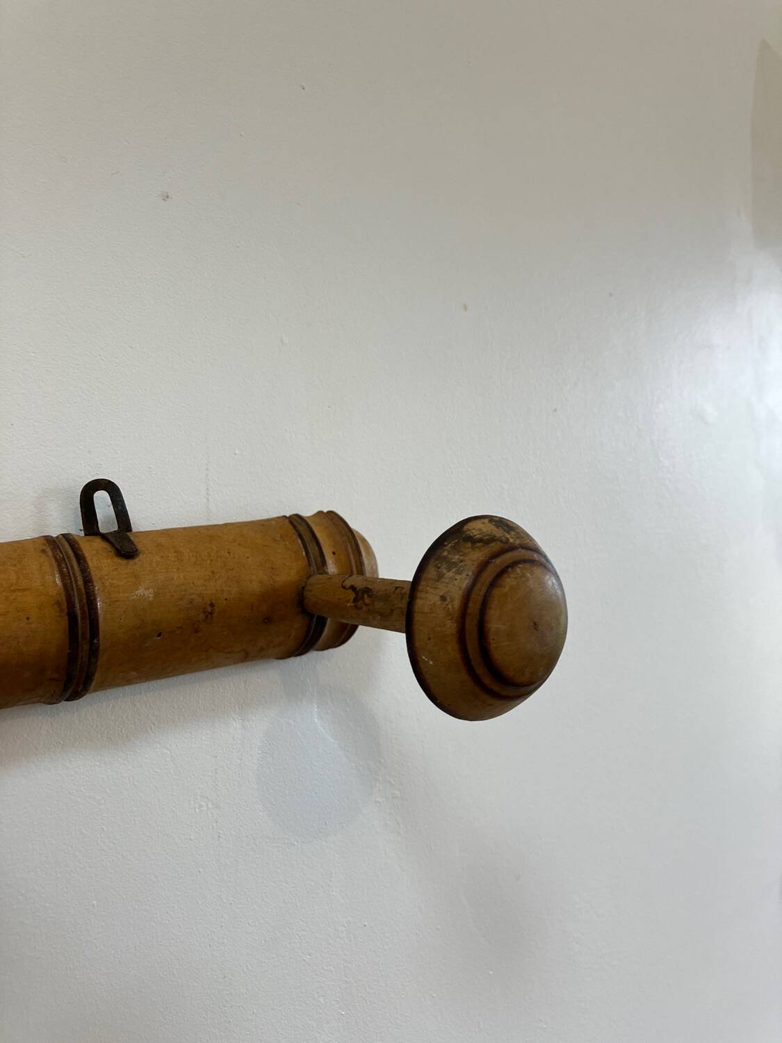 Large wooden coat rack