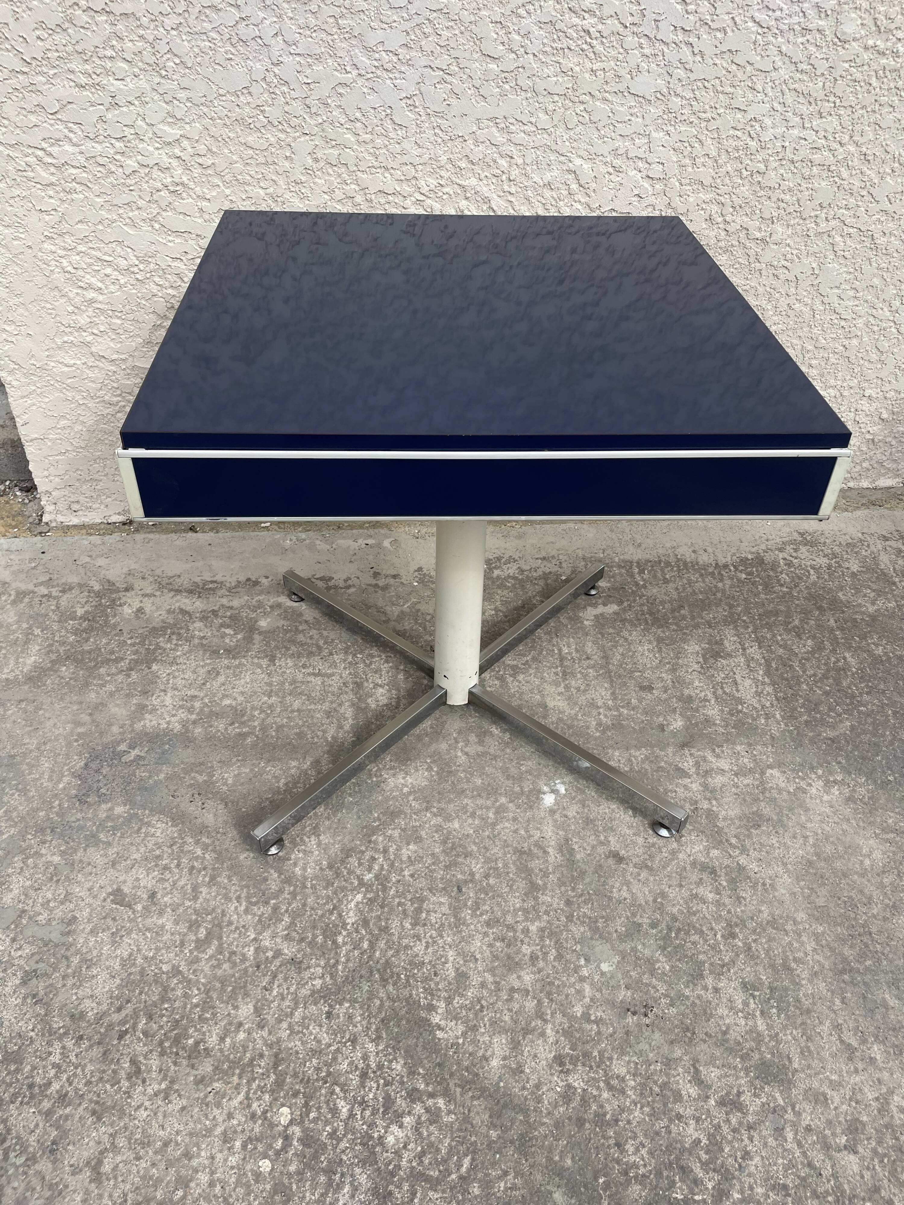 Vintage blue table