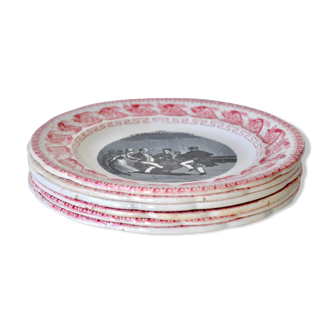 12 stage plates, wedding