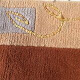 Tapis Vintage Khaden Tibétain Fait Main en Laine – Années 1970 – 122 x 163