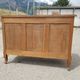 Louis XV style crossbow chest of drawers 3 drawers in walnut
