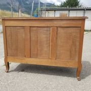 Commode arbalète de style Louis XV 3 tiroirs en noyer