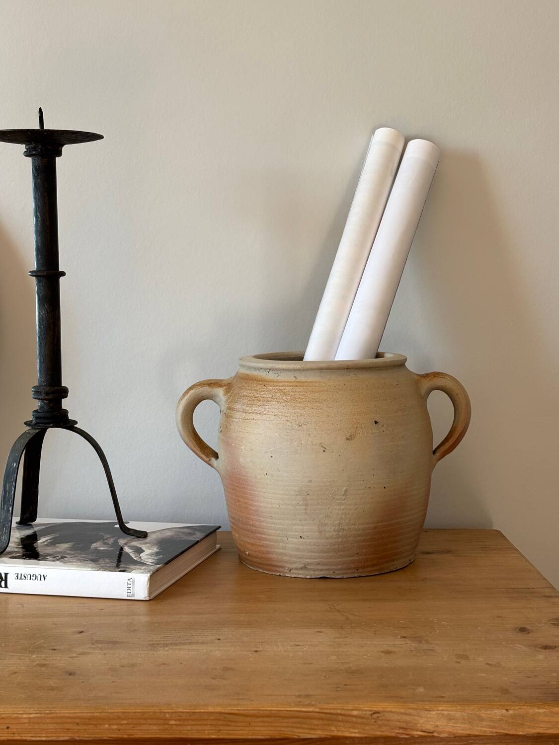 Ancient terracotta pot