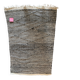 Tapis Kilim laine noir et blanc marocain