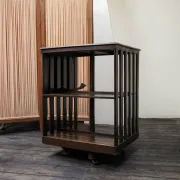 Old wooden revolving library