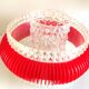 Suspension in glass and plexiglass with diamond points / vintage 60s-70s