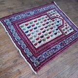 Handmade Afshar Persian Rug 138x112cm