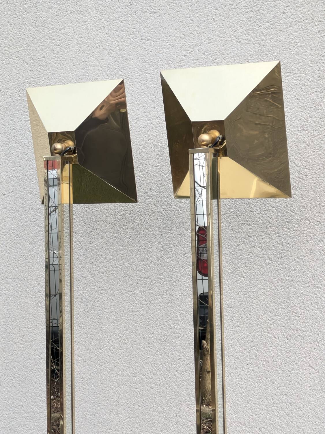 Paire de lampadaires vintage Kott Paris