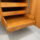 Bauhaus Walnut Writing Desk with Red Top