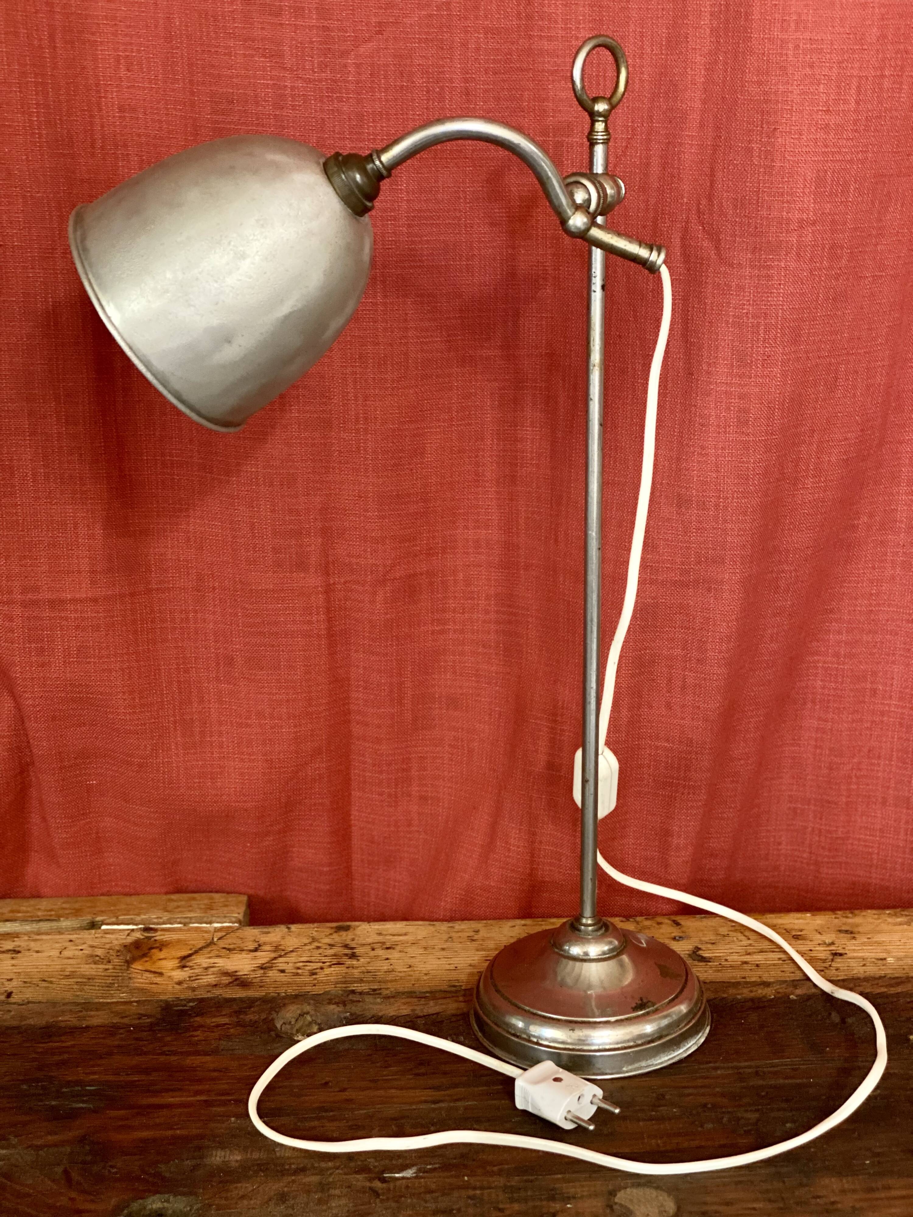 Industrial desk lamp