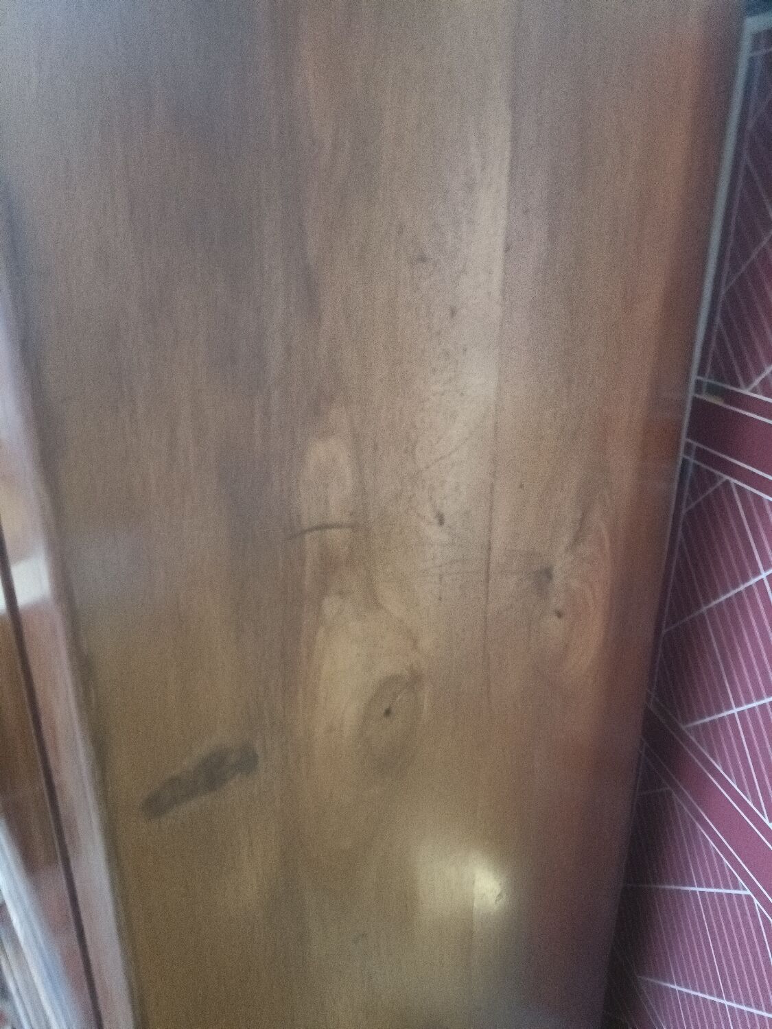 Cabinet bonnetière in solid oak and partial veneer