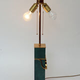 Broad hollywood regency table lamp, 1970s
