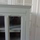Vintage Parisian wardrobe, glass sublimated in verdigris