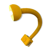 Vintage yellow tubular wall lamp/desk lamp COSACK