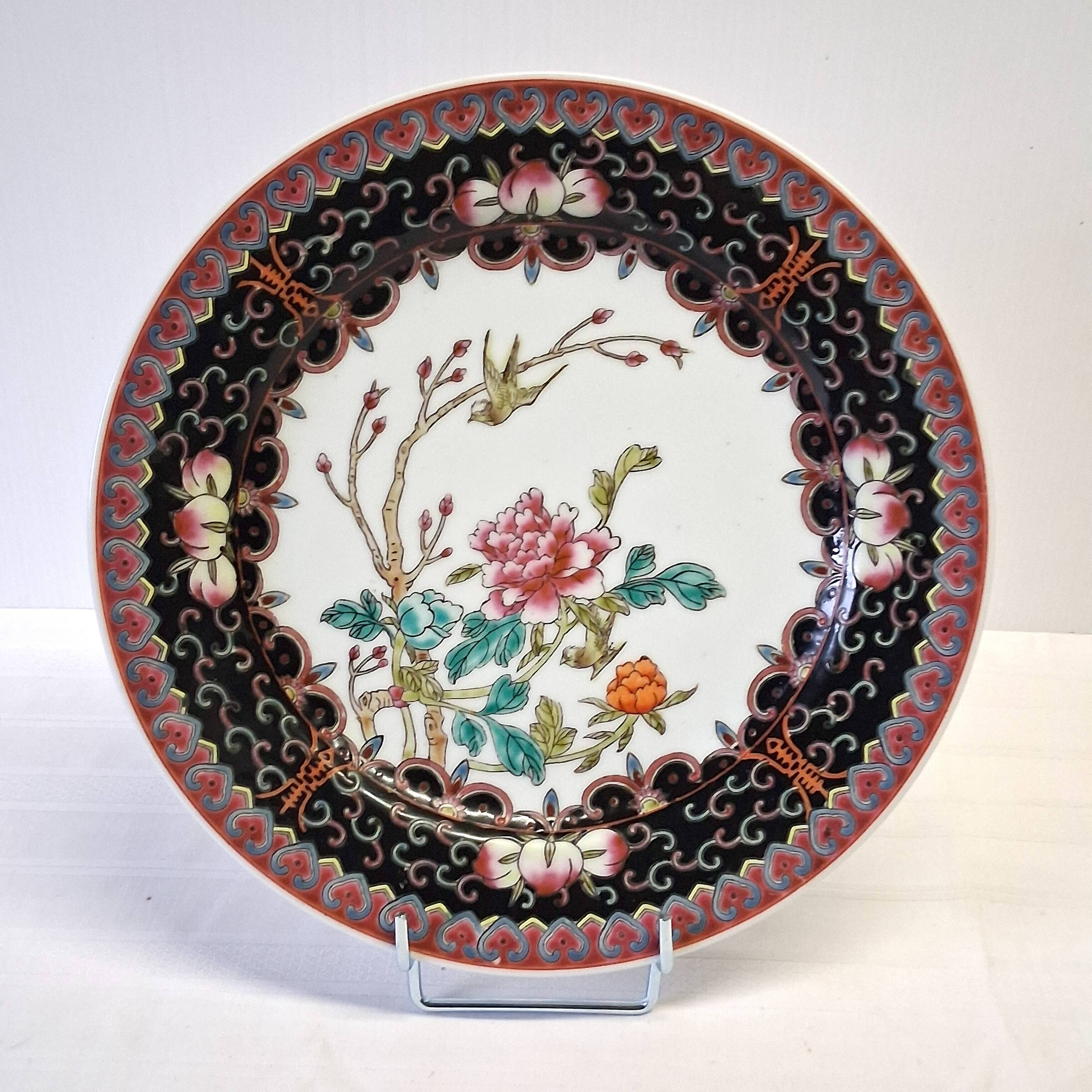 Beautiful antique Chinese porcelain plate or serving dish