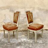Pair of Louis XVI style chairs
