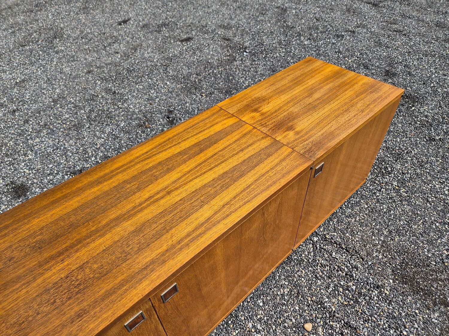 Vintage teak enfilade – Minimalist design – 1970s