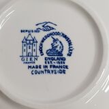 Tea set 6 cups and undercups Earthen Gien Wedgwood earthenware