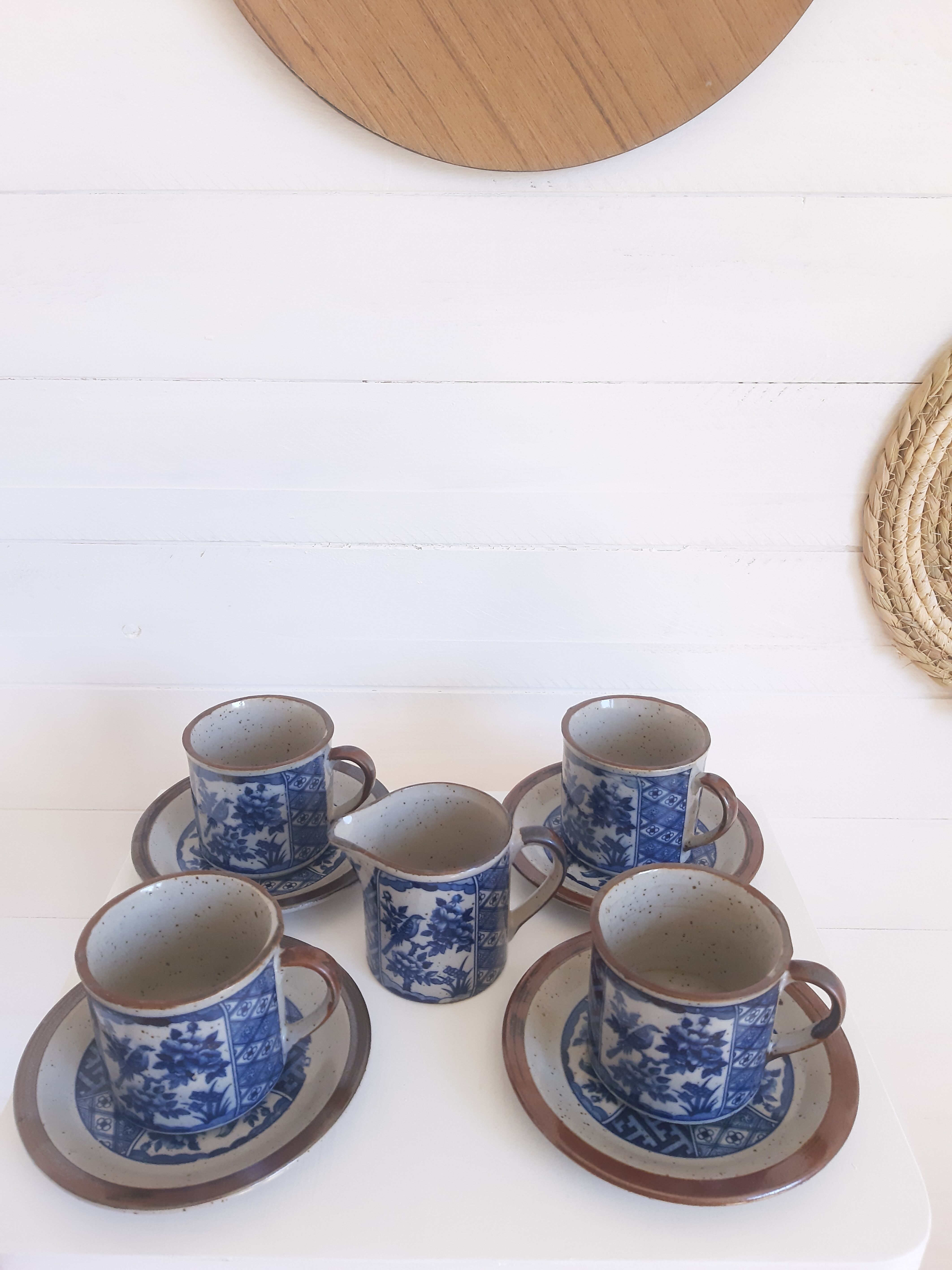 Stoneware coffee set