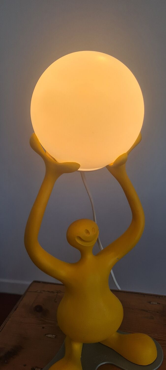 Smile lamp by ruggui italy 1990