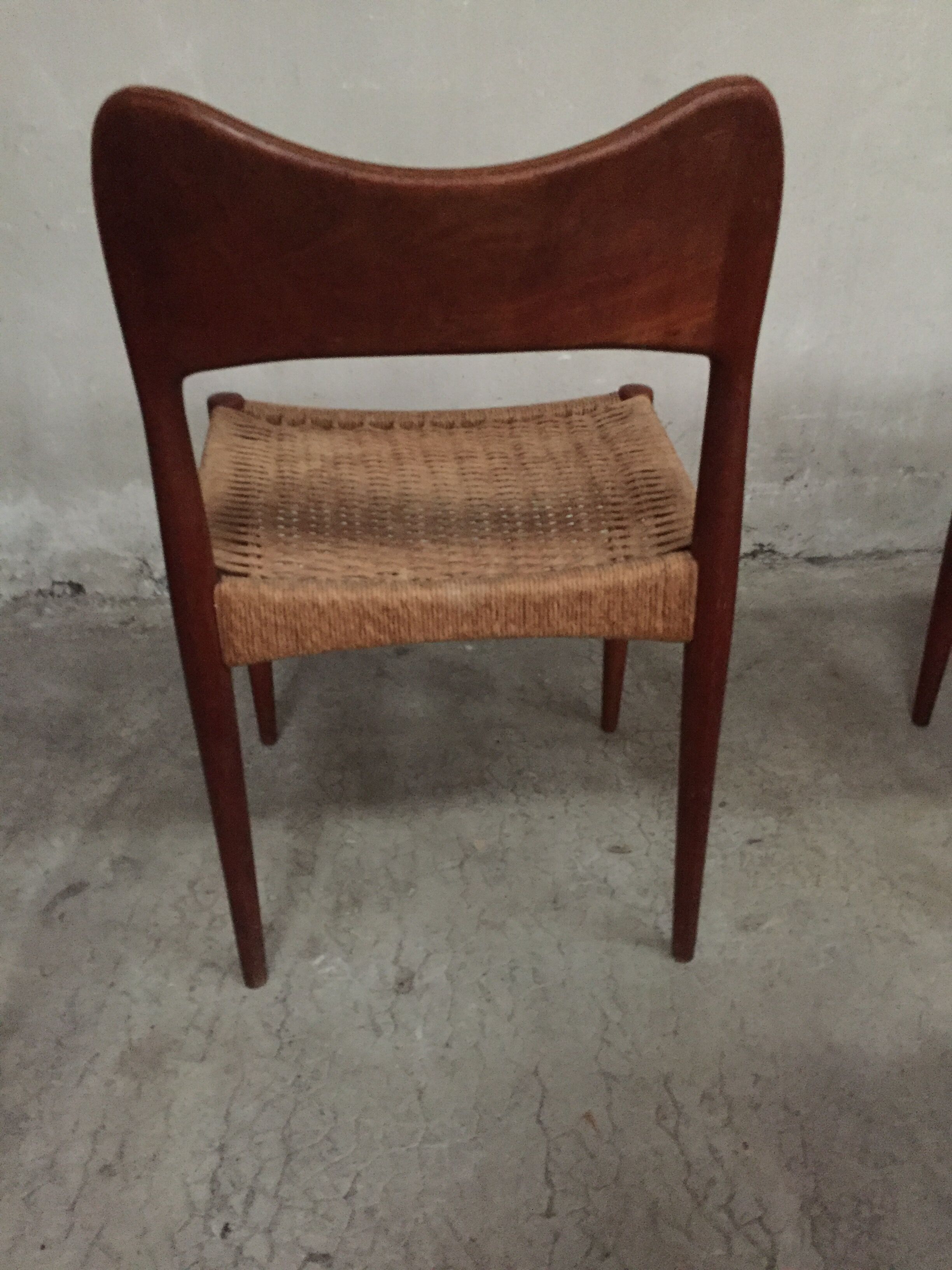 Set of 6 scandinavian chairs Niels Möller O