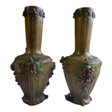 Pair of vases signed Guenardeau