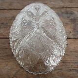 Glass compartment dish