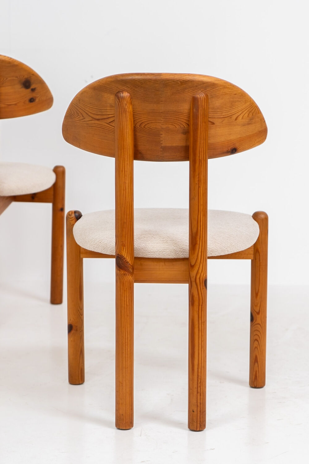 Dining set in pine with 4 chairs by Vamdrup