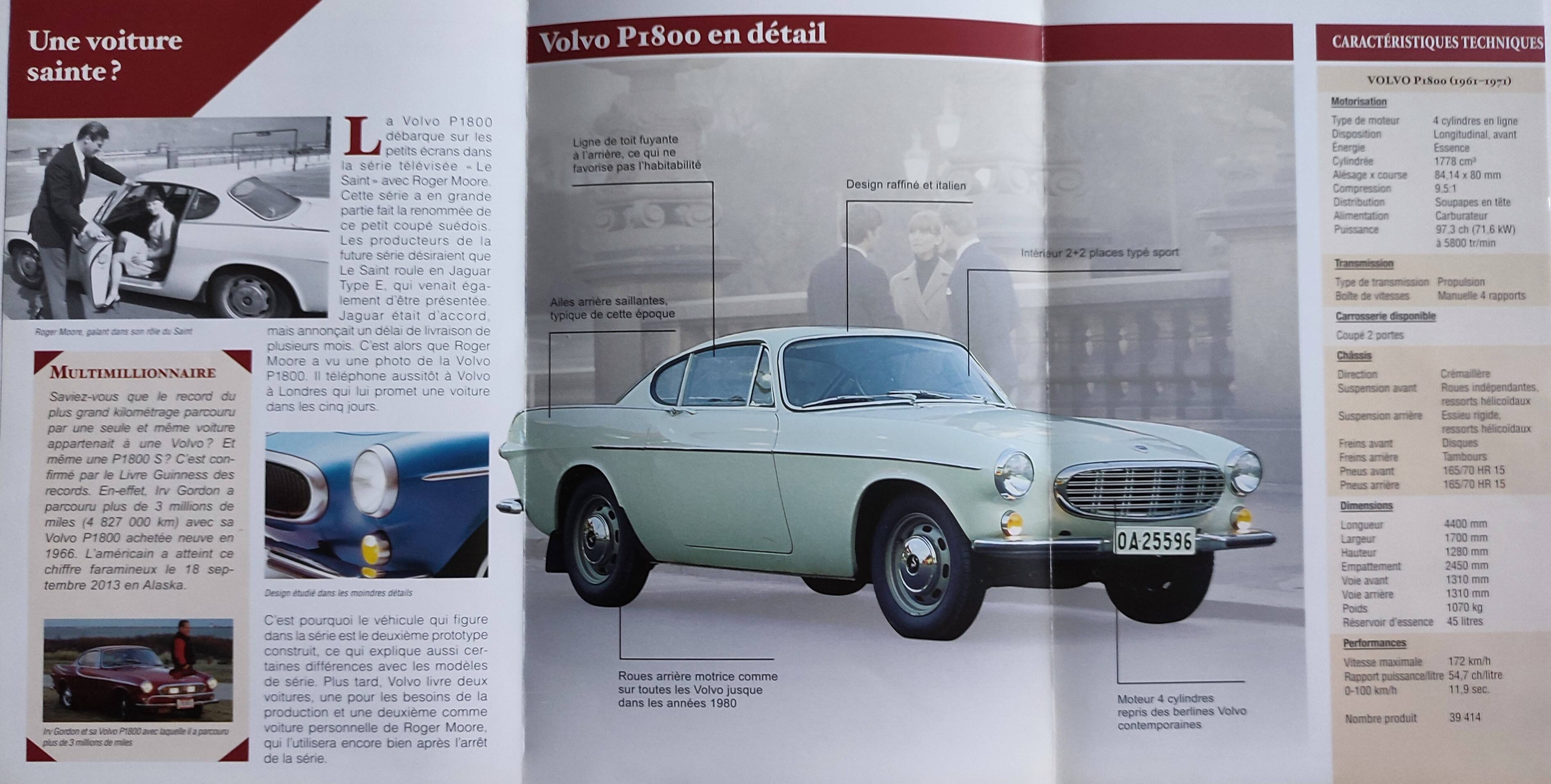 Volvo “P1800” (1961) 1.43rd + Booklet