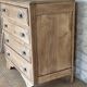 Art Deco oak chest of drawers