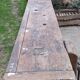 Old solid oak carpenter's workbench