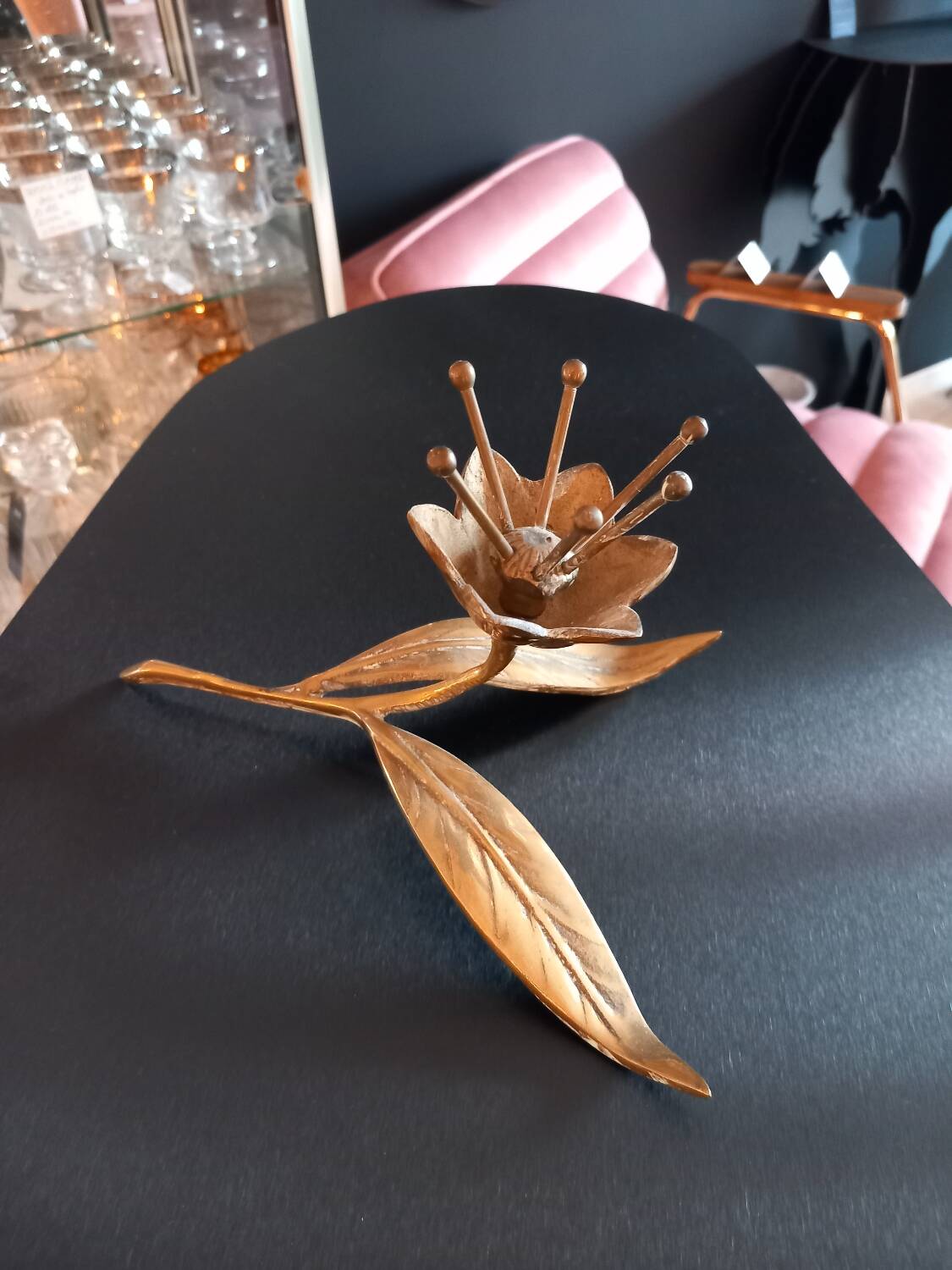 Cendrier Fleur. Vintage