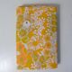 New sheet from the 70s orange flowers 240x300 vintage