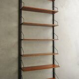 Etagère danoise du milieu du siècle par Poul Cadovius pour Cado, années 1960