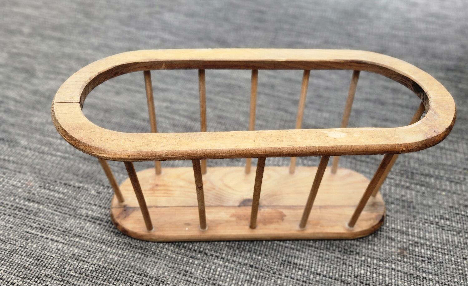 Wooden magazine rack, Scandinavian style