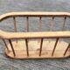 Wooden magazine rack, Scandinavian style