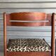Set of 4 vintage hand-woven chairs