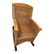 Rocking chair en rotin