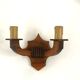 Applique vintage en bois années 50
