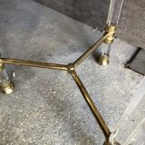 Healing plexiglass and bevelled glass Corinthian column beautiful gilding