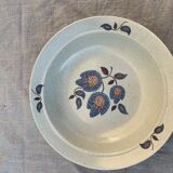 Hollow earthenware dish model sologne st Amand france vintage