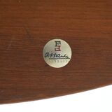 Extendable round table by Inge Klingeberg for France e Son, 1960s