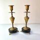 Pair of antique candlesticks