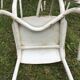 Ensemble de 6 chaises bistrot jardin en métal